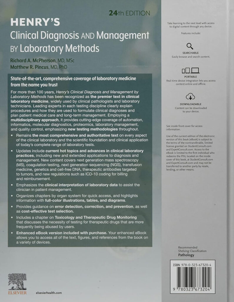 Clinical Diagnosis AND Management BY Laboratory Methods